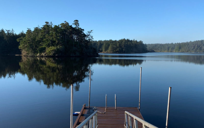 Floras Lake Getaway Lakefront Vacation Rental on Oregon Coast
