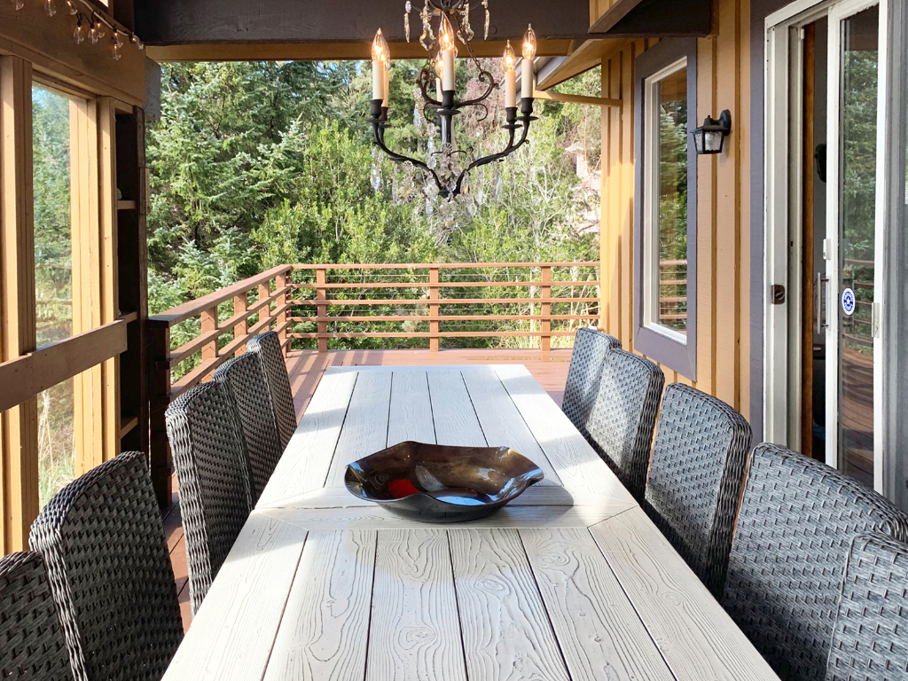 Outdoor Dining Table for 12